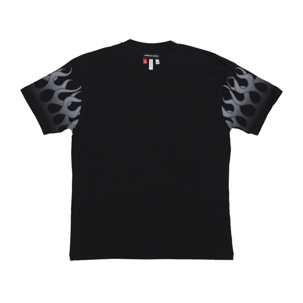 maglietta uomo flames tee BLACK/GREY