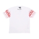 maglietta uomo flames tee WHITE/RED