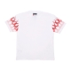 maglietta uomo flames tee WHITE/RED