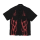 camicia manica corta uomo flames shirt BLACK/RED