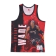 canotta tipo basket uomo nba burst mesh tank no 3 dwyane wade miahea ORIGINAL TEAM COLORS