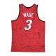 canotta tipo basket uomo nba burst mesh tank no 3 dwyane wade miahea ORIGINAL TEAM COLORS