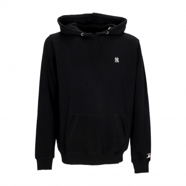 felpa leggera cappuccio uomo mlb emb helix base runner hoodie neyyan JET BLACK