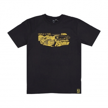 maglietta uomo graphic tee x staple BLACK