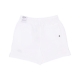 pantalone tuta leggero uomo club fleece terry flow short WHITE/WHITE/BLACK