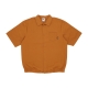 camicia manica corta uomo club button-down s/s top DESERT OCHRE