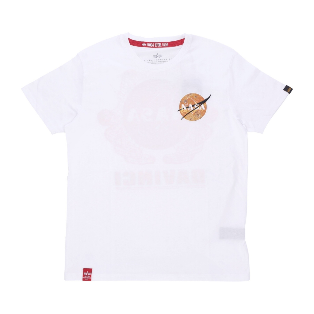 maglietta uomo nasa davinci tee WHITE