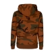 felpa cappuccio uomo basic hoodie BURNED CAMO