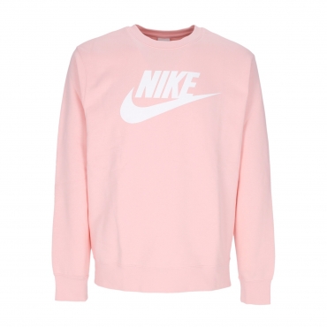 felpa girocollo uomo sportswear club bb graphic crew PINK BLOOM/WHITE