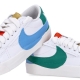 scarpa bassa donna w blazer low 77 jumbo WHITE/MALACHITE/UNIVERSITY BLUE