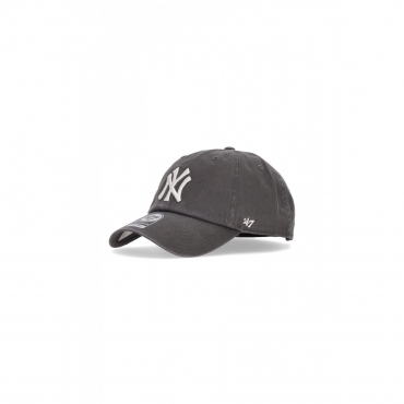 cappellino visiera curva uomo mlb clean up neyyan CHARCOAL/WHITE