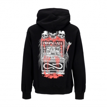 felpa leggera cappuccio uomo addict hoodie BLACK