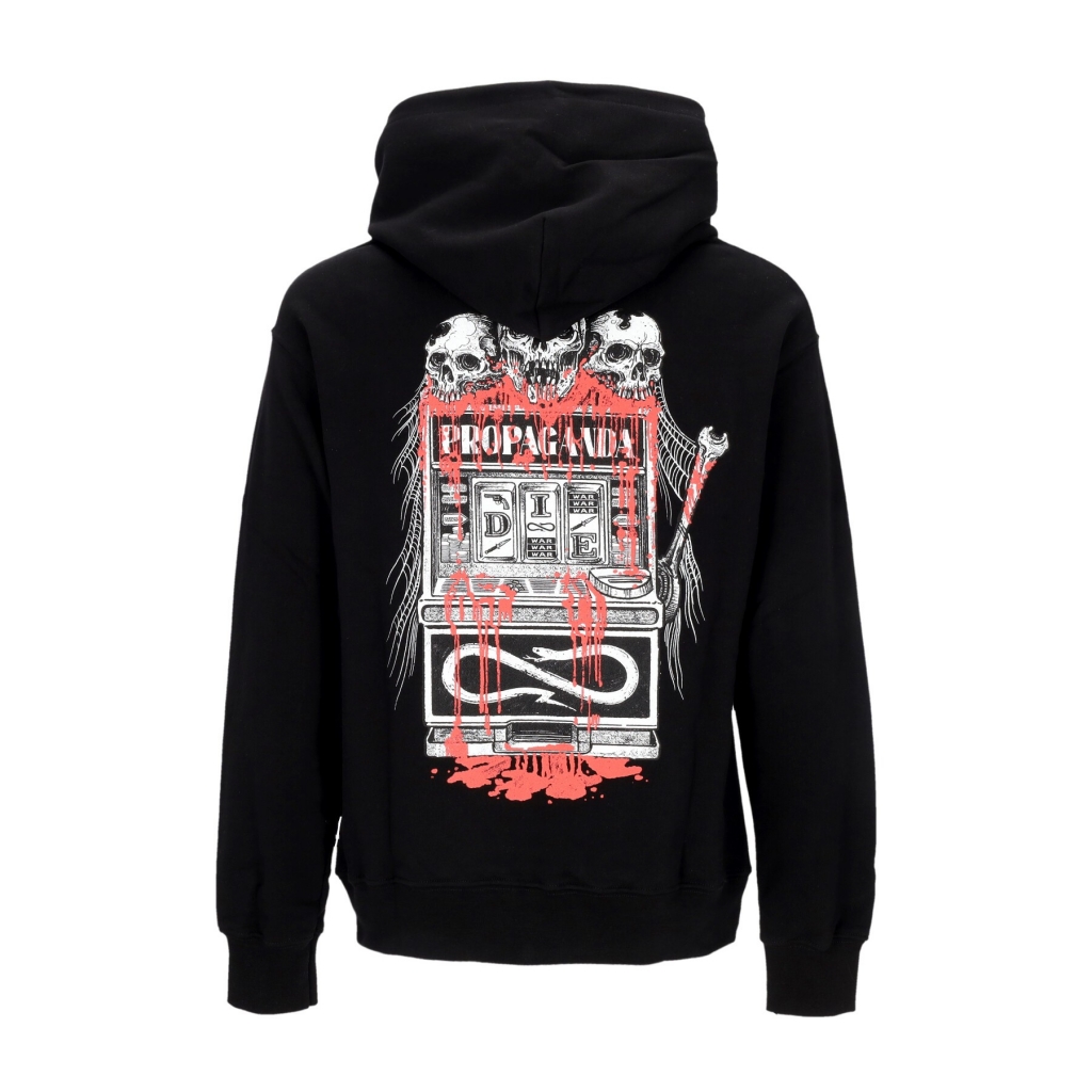 felpa leggera cappuccio uomo addict hoodie BLACK