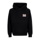 felpa leggera cappuccio uomo addict hoodie BLACK