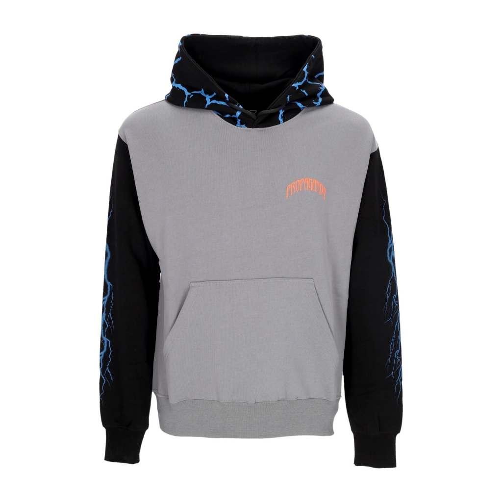 felpa leggera cappuccio uomo triangle gorilla hoodie GREY