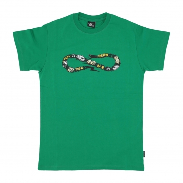 maglietta uomo logo hazard tee GREEN BOTTLE