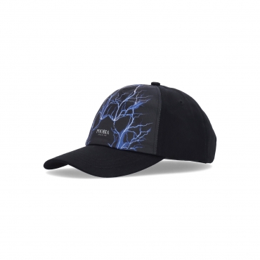 cappellino visiera curva uomo lightning cap BLACK/BLUE