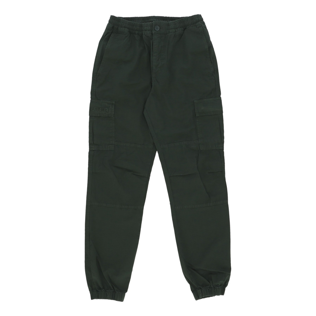 pantalone lungo uomo cargo jogger FOREST