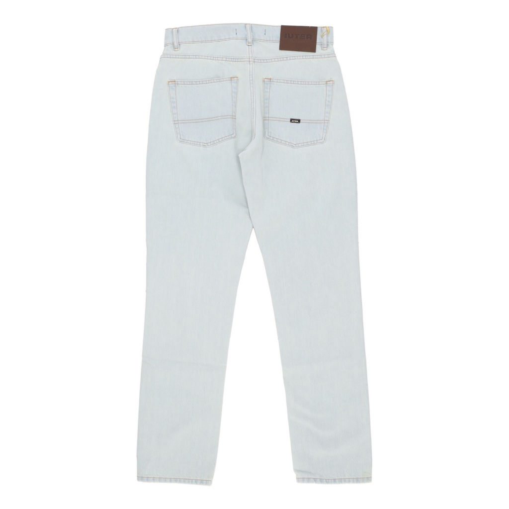 jeans uomo regular denim STONE WASH