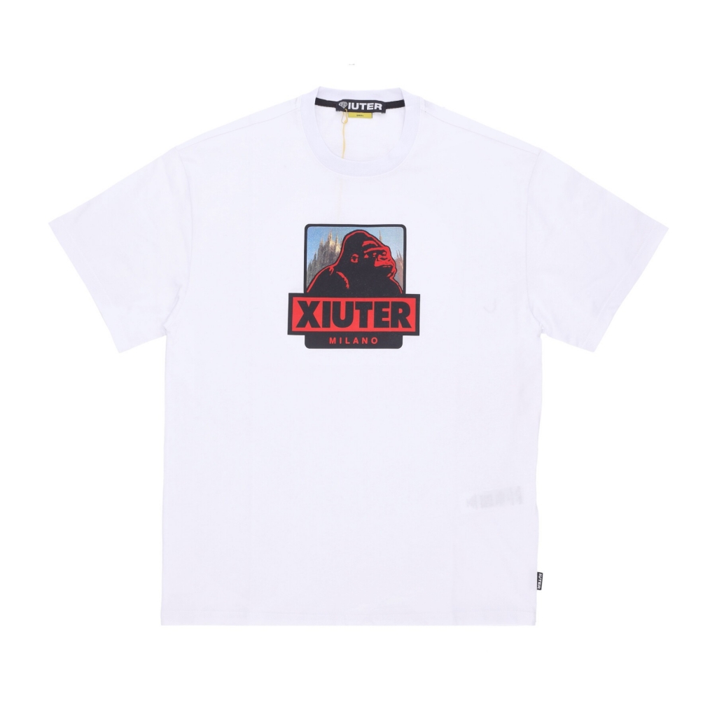 maglietta uomo xiuter logo tee WHITE