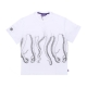 maglietta uomo outline tee WHITE/BLACK