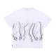 maglietta uomo outline tee WHITE/BLACK