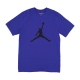 maglietta uomo jumpman crew LIGHT CONCORD/BLACK