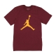 maglietta uomo jumpman crew CHERRYWOOD RED/TAXI