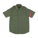 camicia manica corta uomo basic shirt SAGE GREEN