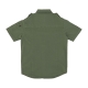 camicia manica corta uomo basic shirt SAGE GREEN