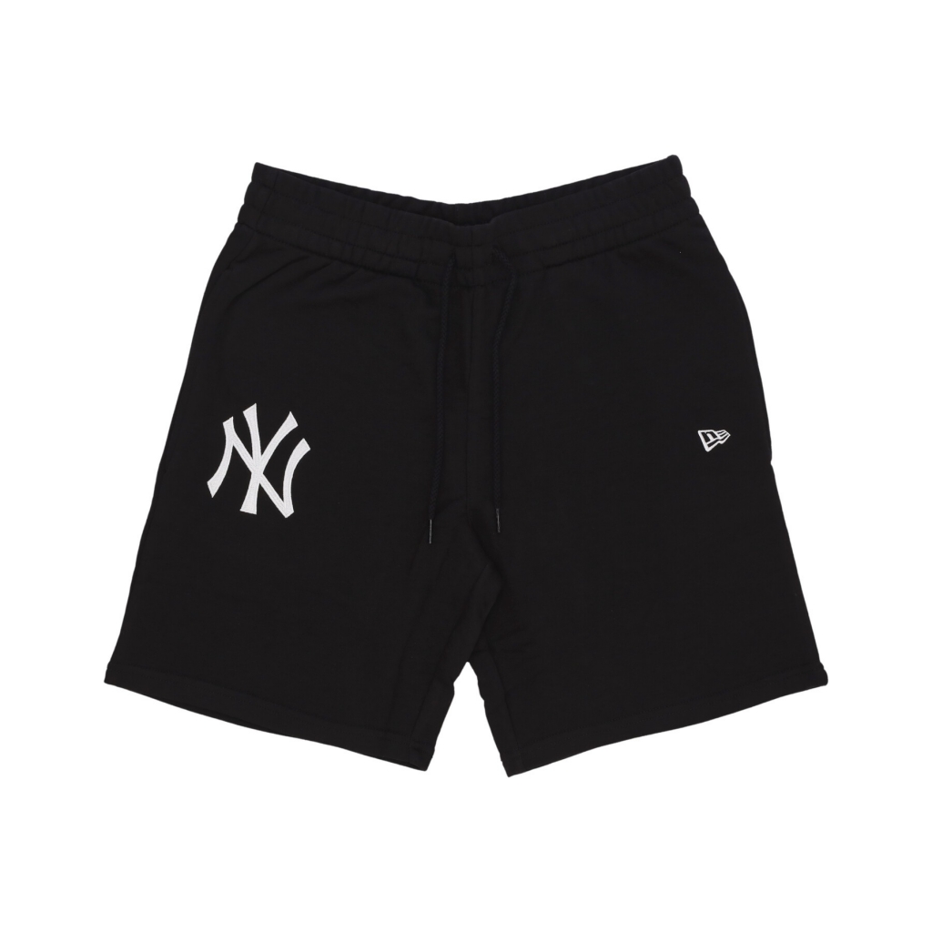 pantalone corto tuta uomo mlb league essentials shorts neyyan BLACK/WHITE