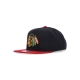 cappellino visiera piatta uomo nhl team 2 tone 20 snapback chibla BLACK/RED