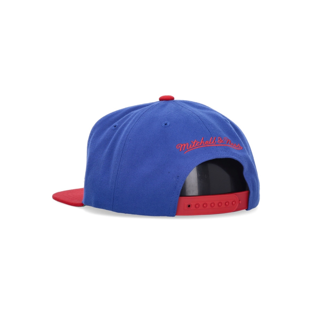 cappellino visiera piatta uomo nhl team 2 tone 20 snapback neyran ROYAL/RED