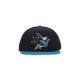 cappellino visiera piatta uomo nhl team 2 tone 20 snapback sajsha BLACK/TEAL