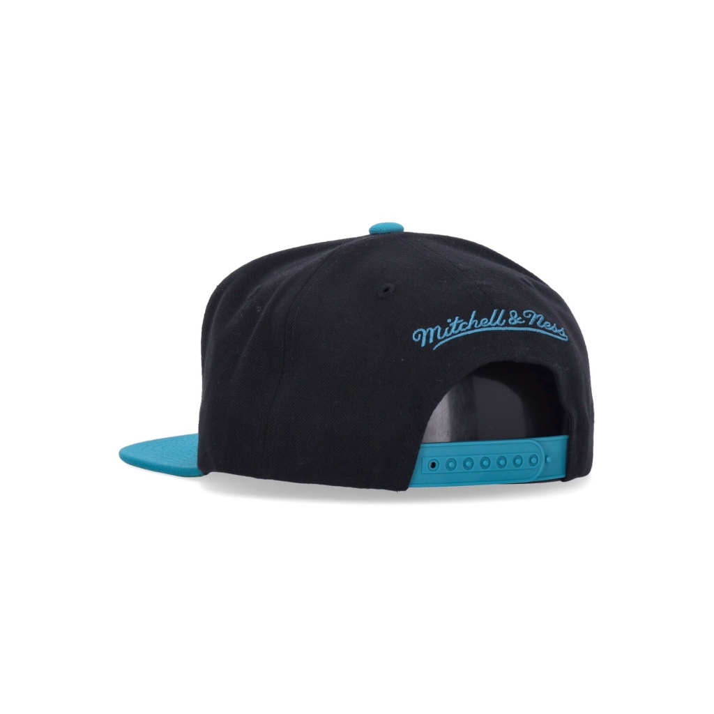 cappellino visiera piatta uomo nhl team 2 tone 20 snapback sajsha BLACK/TEAL