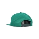 cappellino visiera piatta uomo set triple triangle snapback EMERALD