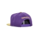 cappellino visiera piatta uomo ncaa team 2 tone 20 snapback loutig PURPLE/YELLOW