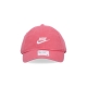 cappellino visiera curva uomo h86 futura washed SEA CORAL/WHITE