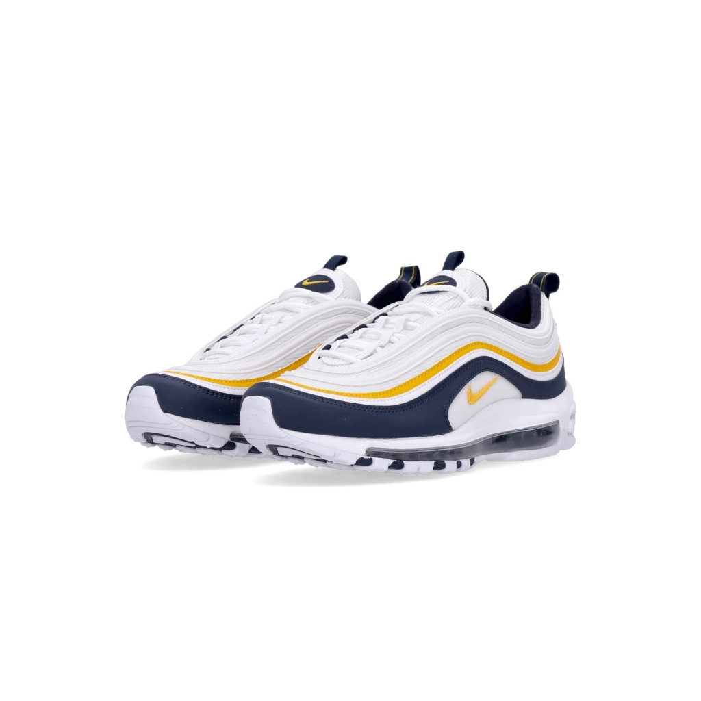 scarpa bassa uomo air max 97 WHITE/UNIVERSITY GOLD/DARK OBSIDIAN