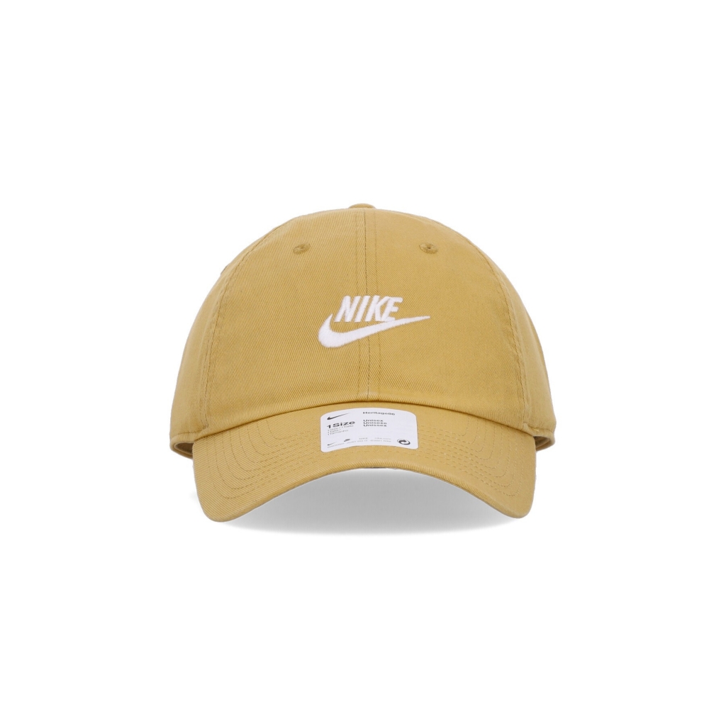 cappellino visiera curva uomo h86 futura washed WHEAT GOLD/WHITE