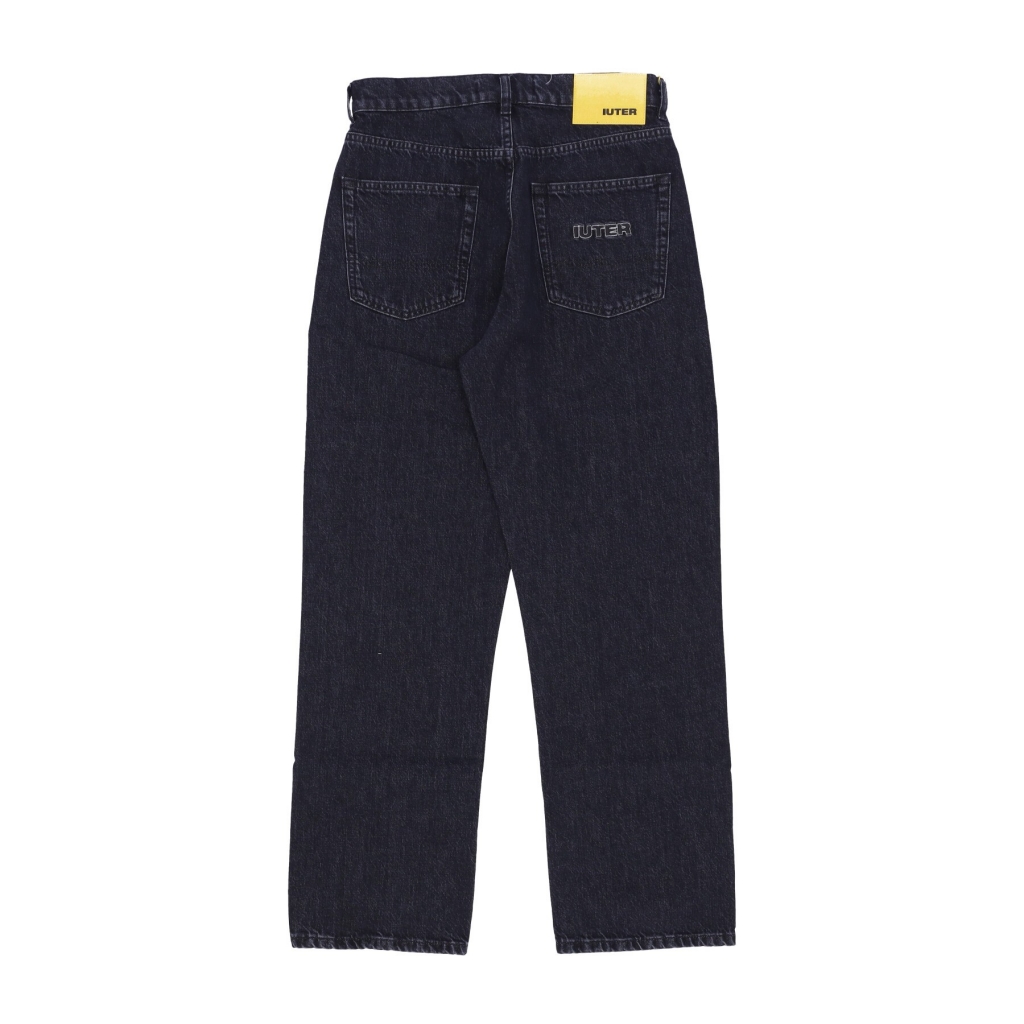 jeans uomo loose denim BLACK