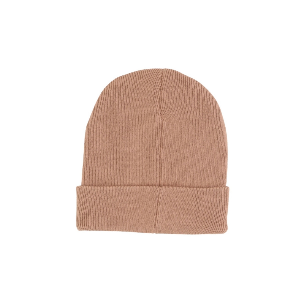 cappello uomo logo beanie CAMEL