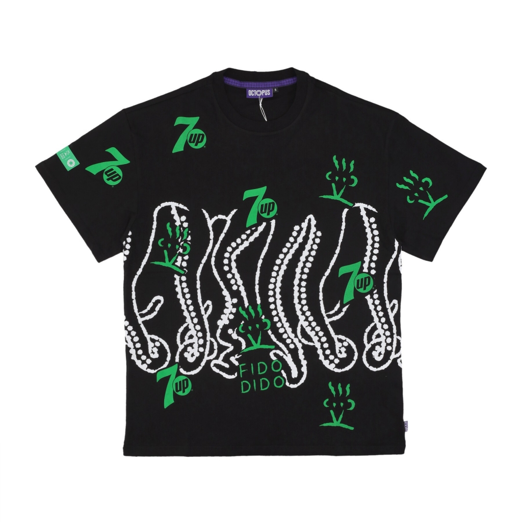 maglietta uomo splashed tee x 7up BLACK