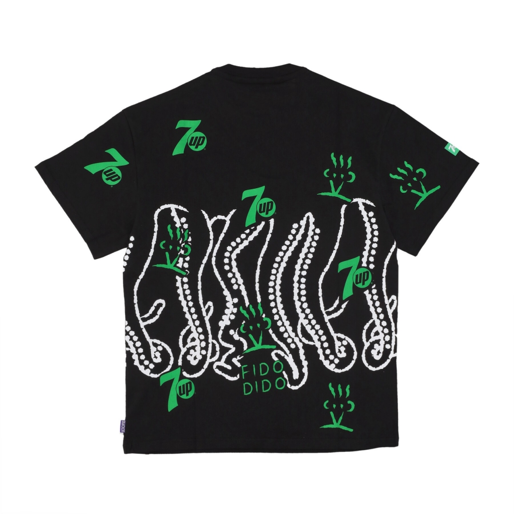 maglietta uomo splashed tee x 7up BLACK