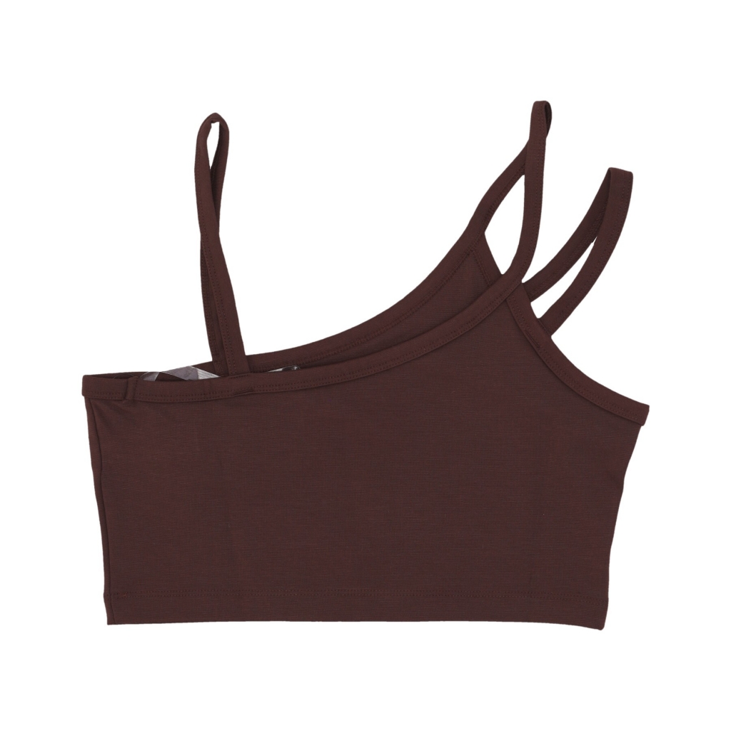 top donna sportswear everyday modern crop top EARTH/PLUM ECLIPSE