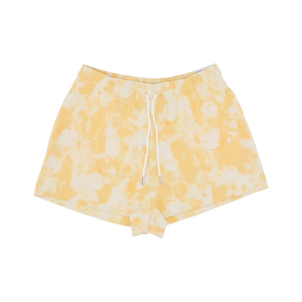 pantalone corto tuta donna sportswear jersey wave dye shorts TOPAZ GOLD/TOPAZ GOLD