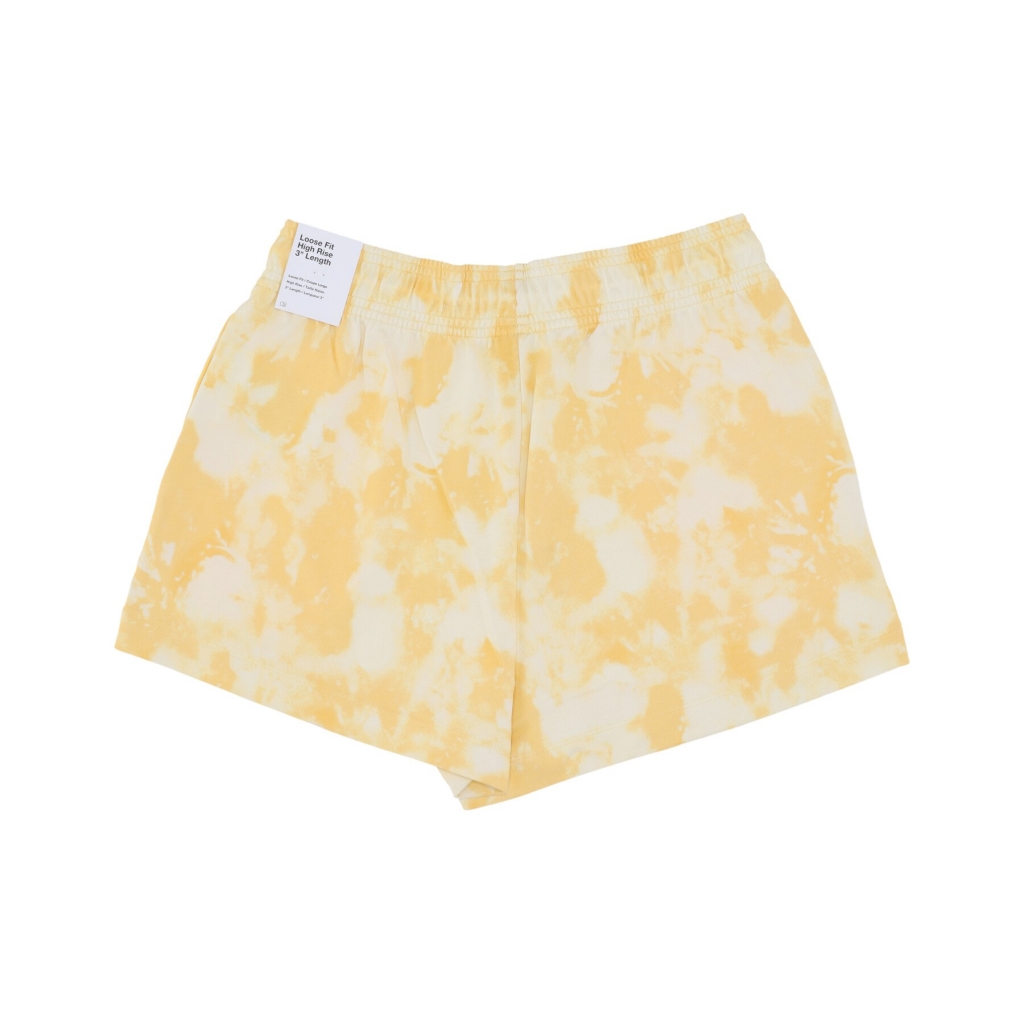 pantalone corto tuta donna sportswear jersey wave dye shorts TOPAZ GOLD/TOPAZ GOLD