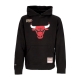 felpa cappuccio uomo nba team logo hoodie chibul BLACK