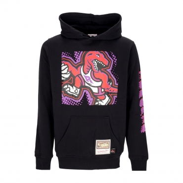 felpa cappuccio uomo nba big face 70 hoodie torrap BLACK