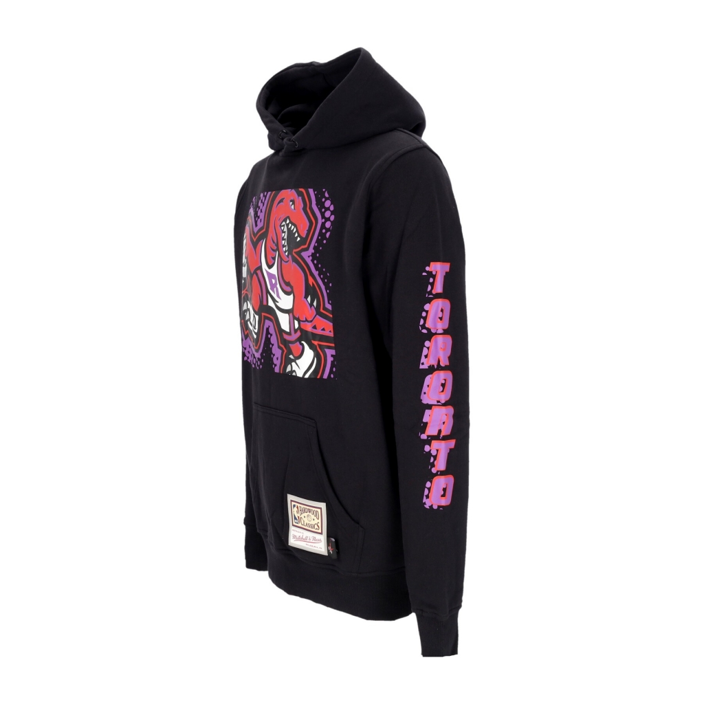 felpa cappuccio uomo nba big face 70 hoodie torrap BLACK